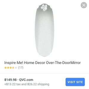 Door hang mirror